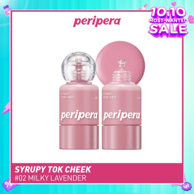 PERIPERA Syrupy Tok Cheek 02 Milky Lavender 1s