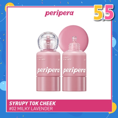 PERIPERA Syrupy Tok Cheek 02 Milky Lavender 1s