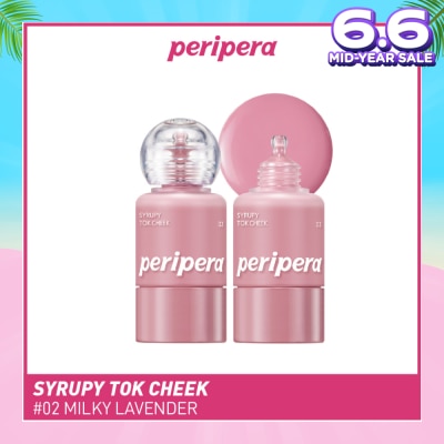 PERIPERA Syrupy Tok Cheek 02 Milky Lavender 1s