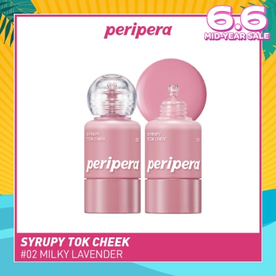 PERIPERA Syrupy Tok Cheek 02 Milky Lavender 1s