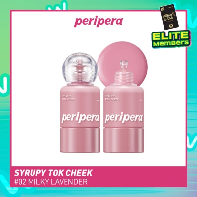 PERIPERA Syrupy Tok Cheek 02 Milky Lavender 1s