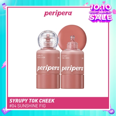 PERIPERA Syrupy Tok Cheek 04 Sunshine Fig 1s
