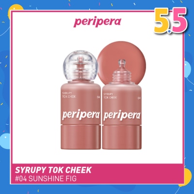 PERIPERA Syrupy Tok Cheek 04 Sunshine Fig 1s
