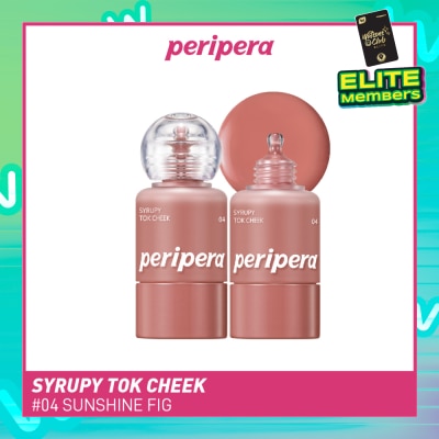 PERIPERA Syrupy Tok Cheek 04 Sunshine Fig 1s