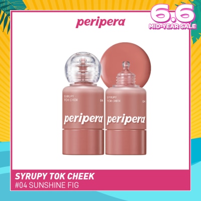 PERIPERA Syrupy Tok Cheek 04 Sunshine Fig 1s
