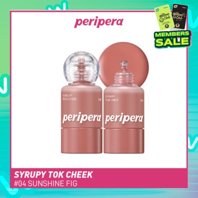 PERIPERA Syrupy Tok Cheek 04 Sunshine Fig 1s