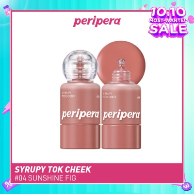 PERIPERA Syrupy Tok Cheek 04 Sunshine Fig 1s