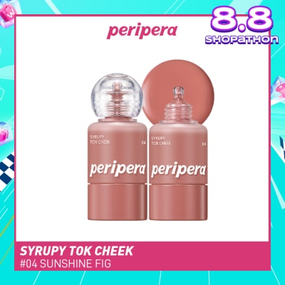 PERIPERA Syrupy Tok Cheek 04 Sunshine Fig 1s