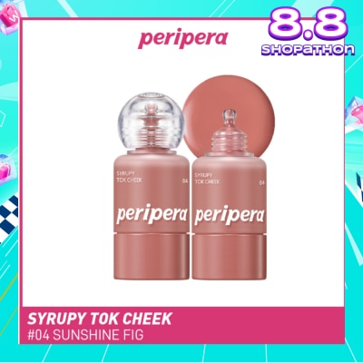 PERIPERA Syrupy Tok Cheek 04 Sunshine Fig 1s