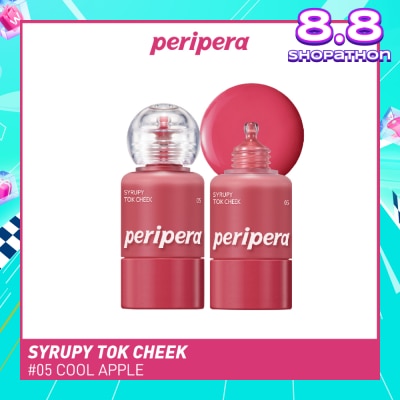 PERIPERA Syrupy Tok Cheek 05 Cool Apple 1s