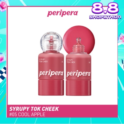 PERIPERA Syrupy Tok Cheek 05 Cool Apple 1s