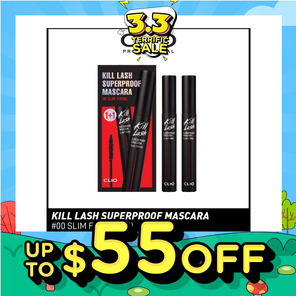 Kill Lash Superproof Mascara 00 Slim Fixing 1 + 1 Set 14g