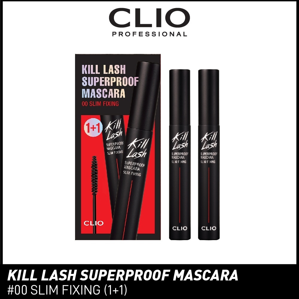 Kill Lash Superproof Mascara 00 Slim Fixing 1 + 1 Set  14g
