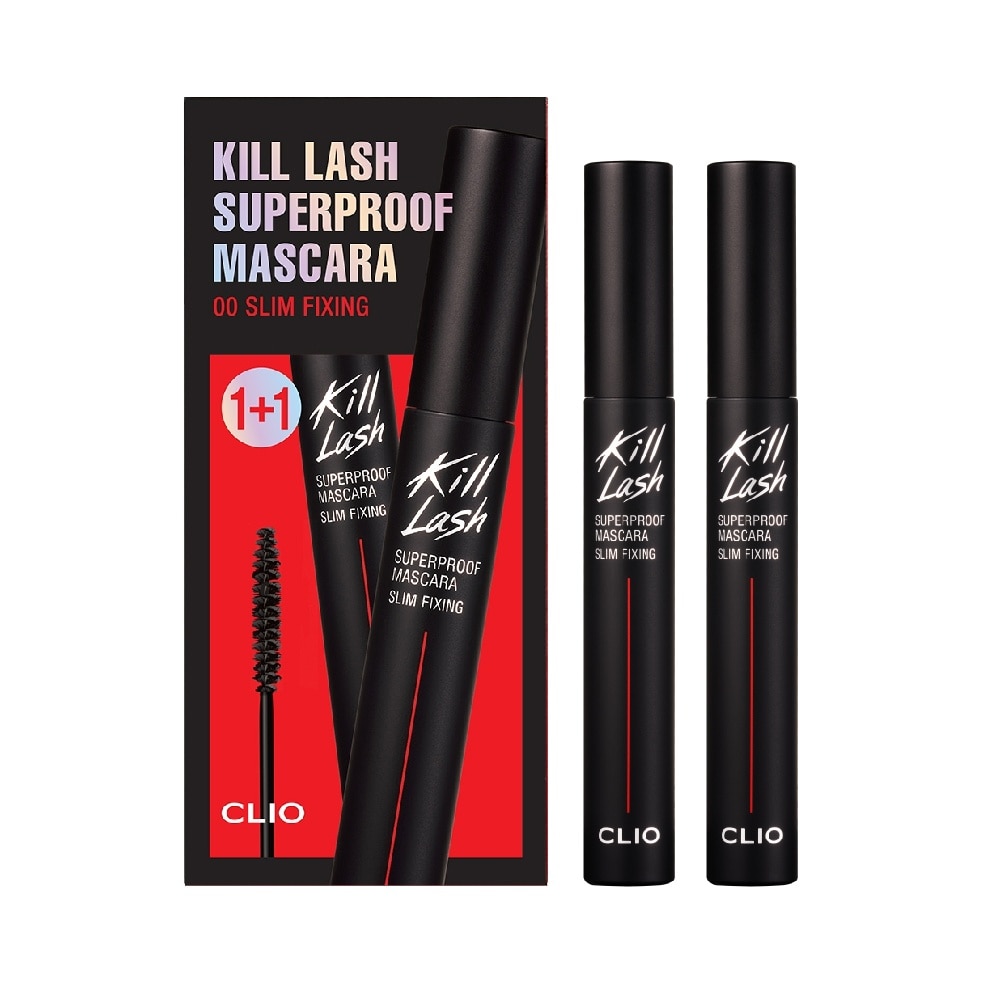 Kill Lash Superproof Mascara 00 Slim Fixing 1 + 1 Set  14g