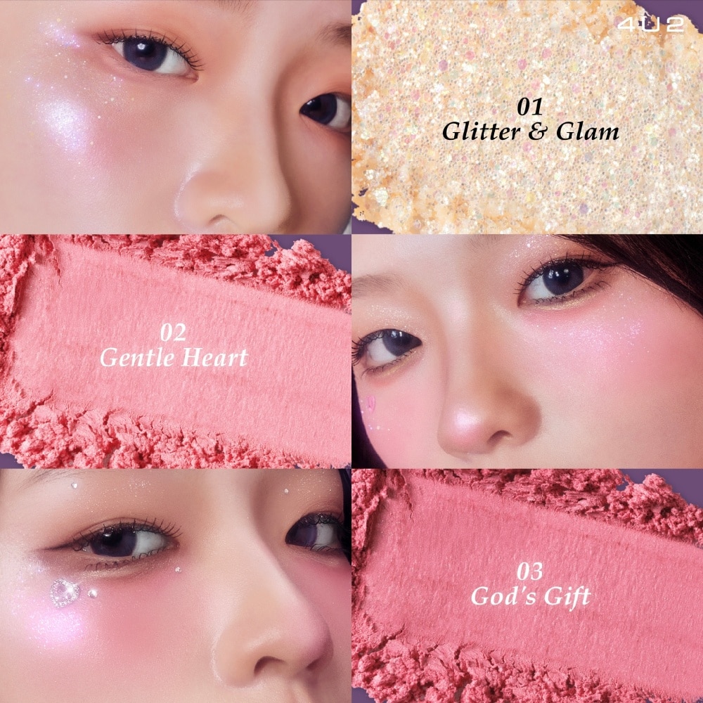 Heart Blush 01 Glitter & Glam 1s