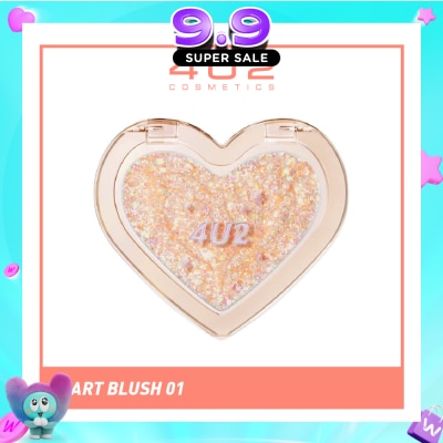 4U2 - Heart Blush 01 Glitter & Glam 1s image