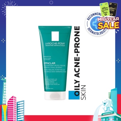 LA ROCHE-POSAY EFFACLAR Micro-peeling gel (Remove Excess Sebum + Reduce Marks) 200ml