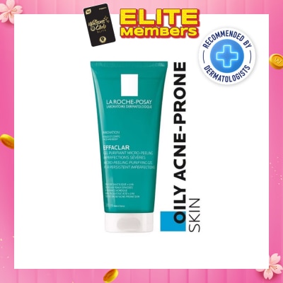 L'OREAL PARIS ELNETT Effaclar Micro-Peeling Purifying Gel Cleanser 200ml (Expiry: Jun`2026)