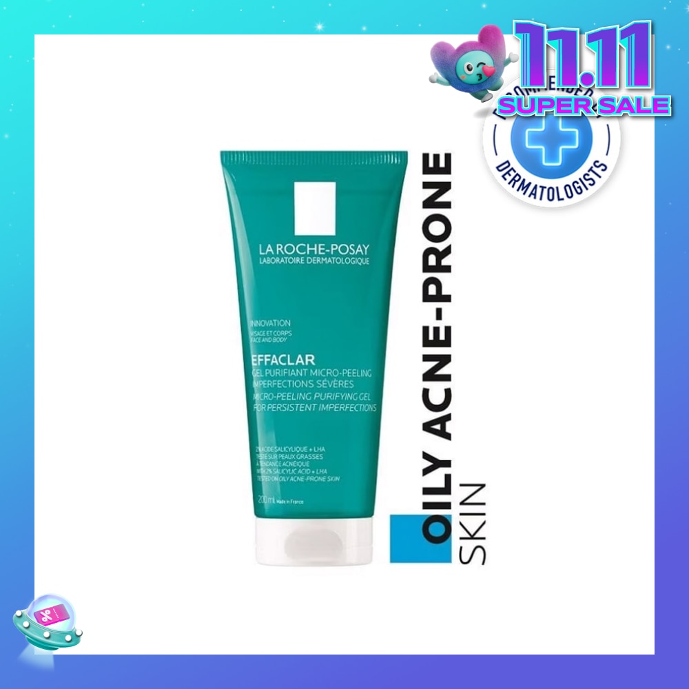 Effaclar Micro-Peeling Purifying Gel Cleanser 200ml (Expiry: Jun`2026)