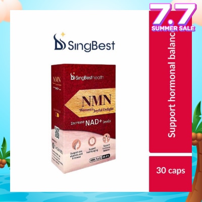 SINGBEST Health NMN Women's Joyful Delight Capsule (To Support Healthy Aging, Hormonal Balance, Skin Elasticity & Firmness) 30s