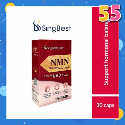 SINGBEST Health NMN Women's Joyful Delight Capsule (To Support Healthy Aging, Hormonal Balance, Skin Elasticity & Firmness) 30s