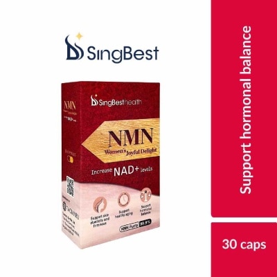 SINGBEST Health NMN Women's Joyful Delight Capsule (To Support Healthy Aging, Hormonal Balance, Skin Elasticity & Firmness) 30s