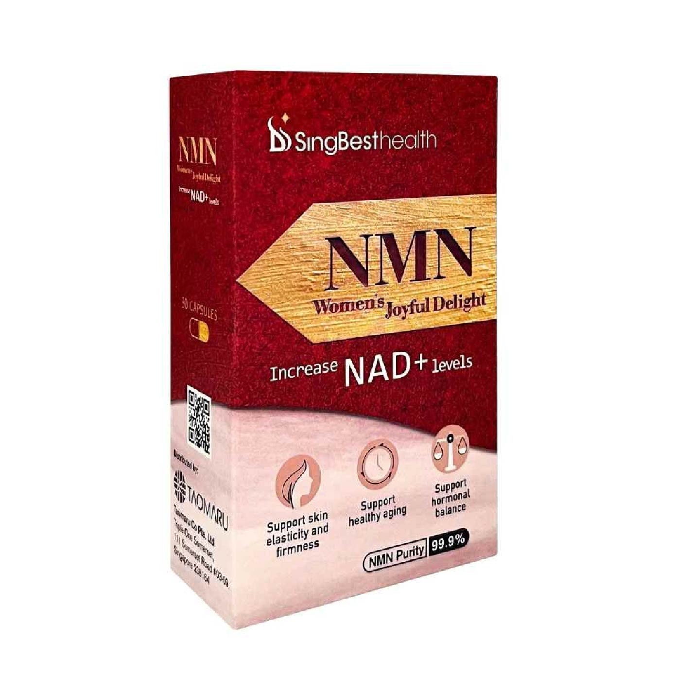 Health NMN Women's Joyful Delight Capsule (To Support Healthy Aging, Hormonal Balance, Skin Elasticity & Firmness) 30s