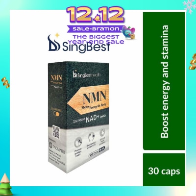SINGBEST Health NMN Men's Energetic Body (To Promote Prostate Health, Boost Energy & Stamina, & Enhance Blood Circulation) 30s