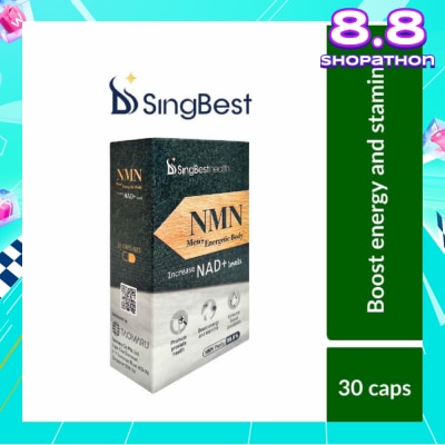 SINGBEST Health NMN Men's Energetic Body (To Promote Prostate Health, Boost Energy & Stamina, & Enhance Blood Circulation) 30s