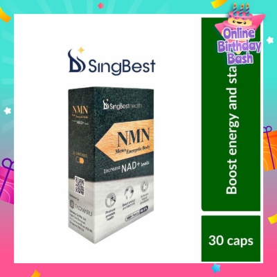 SINGBEST Health NMN Men's Energetic Body (To Promote Prostate Health, Boost Energy & Stamina, & Enhance Blood Circulation) 30s