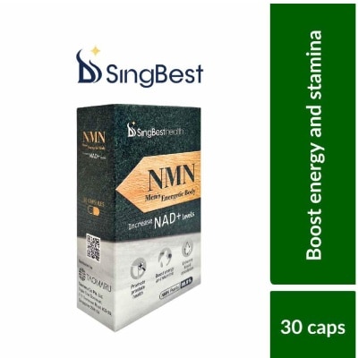 SINGBEST Health NMN Men's Energetic Body (To Promote Prostate Health, Boost Energy & Stamina, & Enhance Blood Circulation) 30s