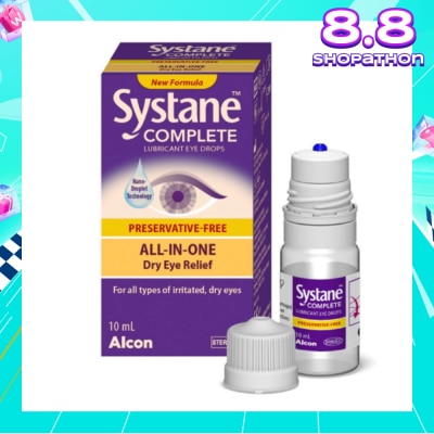 ALCON Complete Lubricant Eye Drops (For All Types Of Irritated, Dry Eyes) 10ml
