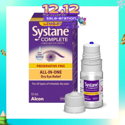 ALCON Complete Lubricant Eye Drops (For All Types Of Irritated, Dry Eyes) 10ml