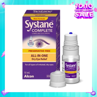 ALCON Complete Lubricant Eye Drops (For All Types Of Irritated, Dry Eyes) 10ml