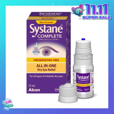 ALCON Complete Lubricant Eye Drops (For All Types Of Irritated, Dry Eyes) 10ml