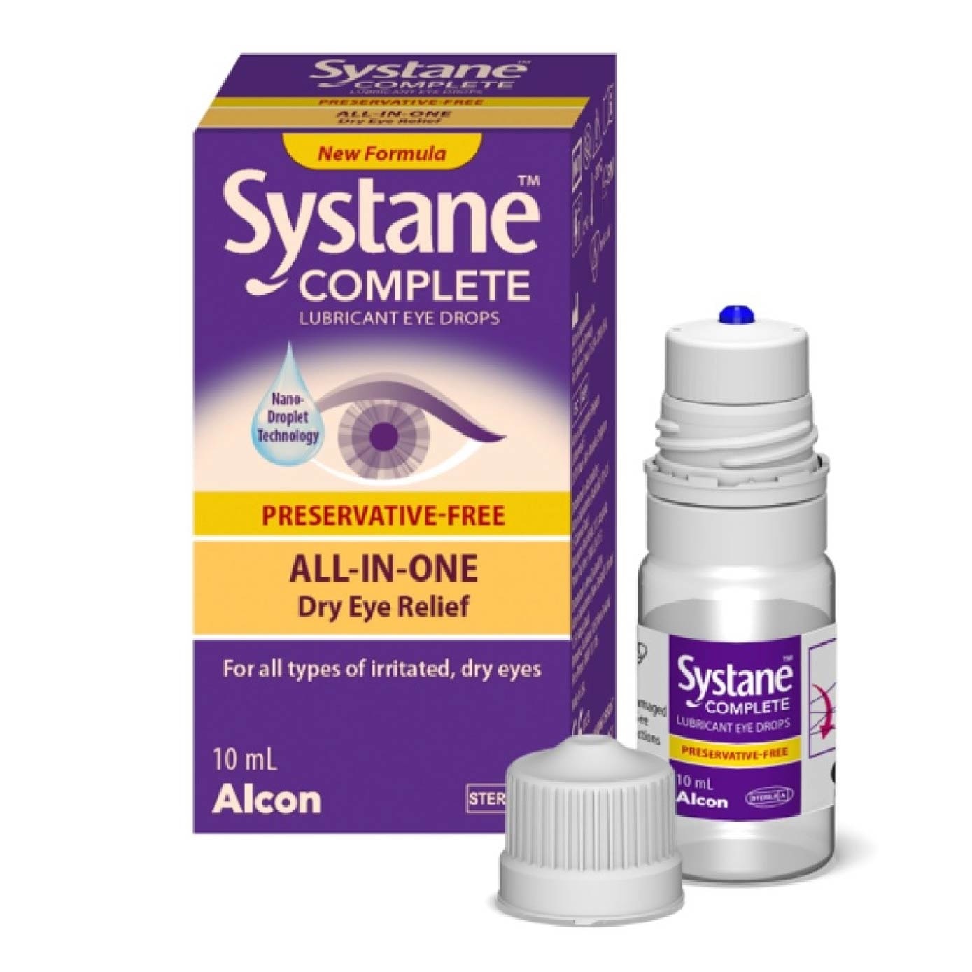 Complete Lubricant Eye Drops (For All Types Of Irritated, Dry Eyes) 10ml