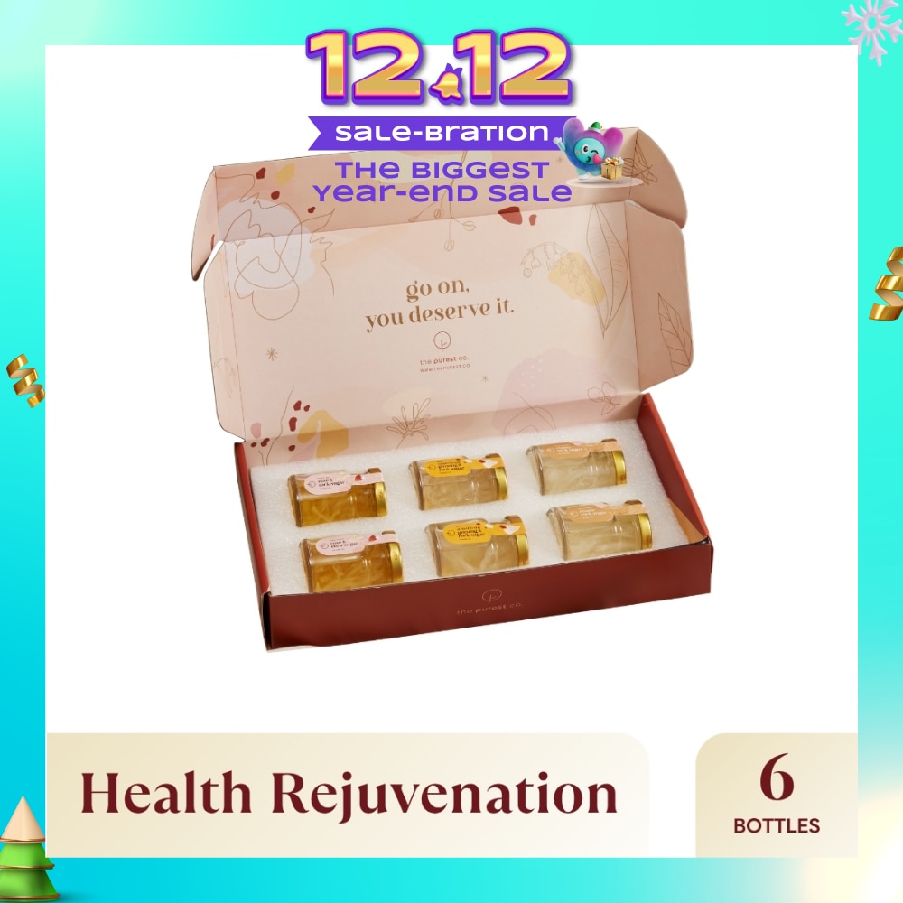 Bird's Nest Mini Treats Pack Set 75g x 6s (Classic Rock Sugar 2s, Rose & Rock Sugar 2s, & American Ginseng & Rock Sugar 2s)