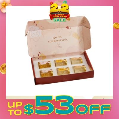 THE PUREST CO Bird's Nest Mini Treats Pack Set 75g x 6s (Classic Rock Sugar 2s, Rose & Rock Sugar 2s, & American Ginseng & Rock Sugar 2s)