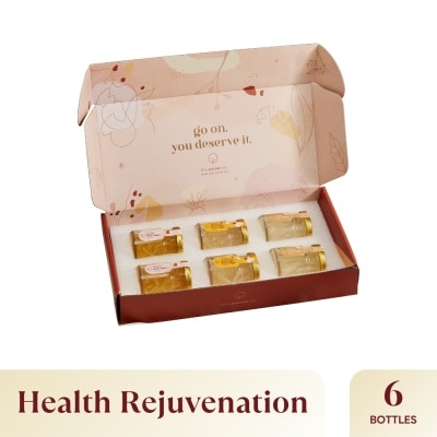 THE PUREST CO Bird's Nest Mini Treats Pack Set 75g x 6s (Classic Rock Sugar 2s, Rose & Rock Sugar 2s, & American Ginseng & Rock Sugar 2s)