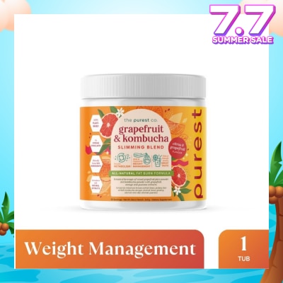 THE PUREST CO Grapefruit & Kombucha Slimming Blend (For Slimming, Weight Management, Gut Health & Immunity) 360g