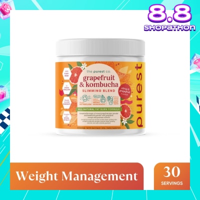 THE PUREST CO Grapefruit & Kombucha Slimming Blend (For Slimming, Weight Management, Gut Health & Immunity) 360g