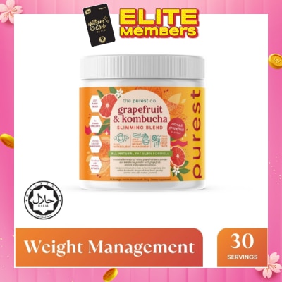 THE PUREST CO Grapefruit & Kombucha Slimming Blend (For Slimming, Weight Management, Gut Health & Immunity) 360g