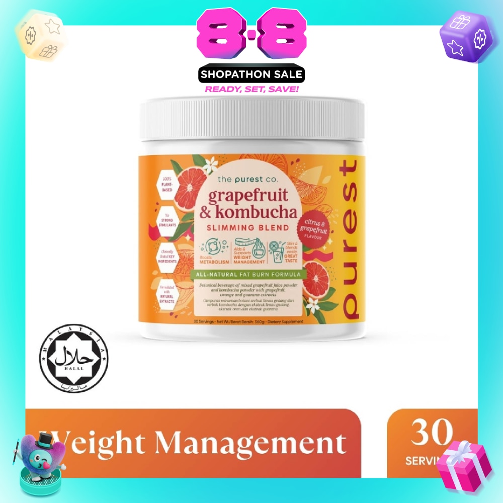 Grapefruit & Kombucha Slimming Blend (For Slimming, Weight Management, Gut Health & Immunity) 360g