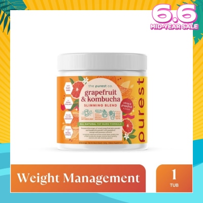 THE PUREST CO Grapefruit & Kombucha Slimming Blend (For Slimming, Weight Management, Gut Health & Immunity) 360g