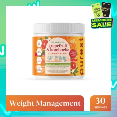 THE PUREST CO Grapefruit & Kombucha Slimming Blend (For Slimming, Weight Management, Gut Health & Immunity) 360g