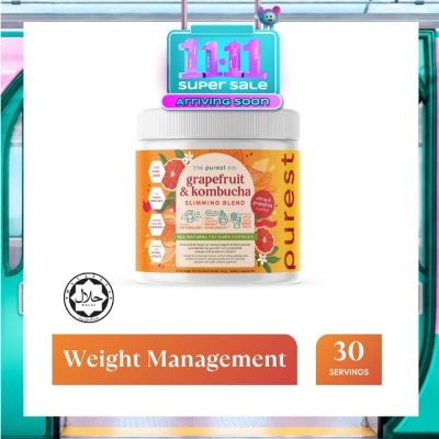 THE PUREST CO Grapefruit & Kombucha Slimming Blend (For Slimming, Weight Management, Gut Health & Immunity) 360g image