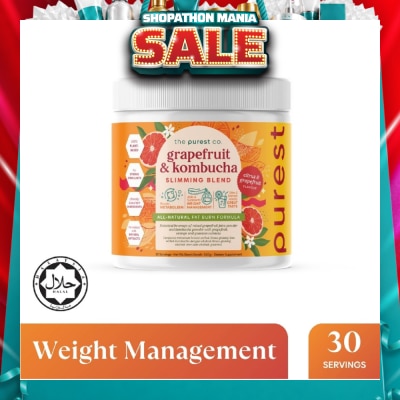 THE PUREST CO - Grapefruit & Kombucha Slimming Blend (For Slimming, Weight Management, Gut Health & Immunity) 360g