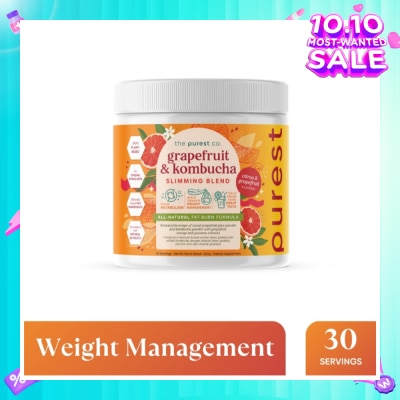 THE PUREST CO Grapefruit & Kombucha Slimming Blend (For Slimming, Weight Management, Gut Health & Immunity) 360g
