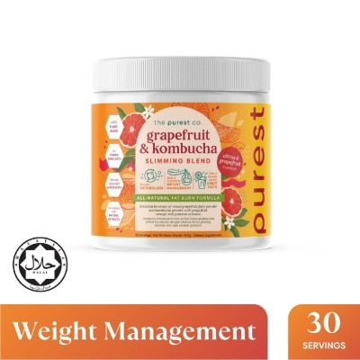 THE PUREST CO Grapefruit & Kombucha Slimming Blend (For Slimming, Weight Management, Gut Health & Immunity) 360g