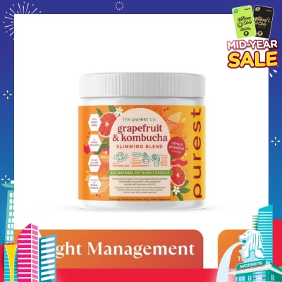 THE PUREST CO Grapefruit & Kombucha Slimming Blend (For Slimming, Weight Management, Gut Health & Immunity) 360g